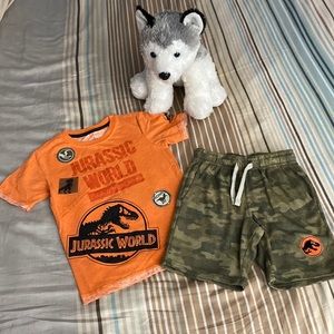 Toddler boys shorts set Jurassic World 🌎 🦖🦕